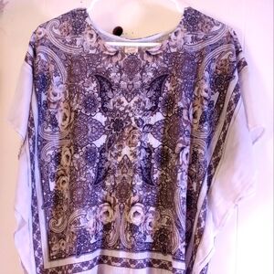 Faded glory scarf type shirt size 1x